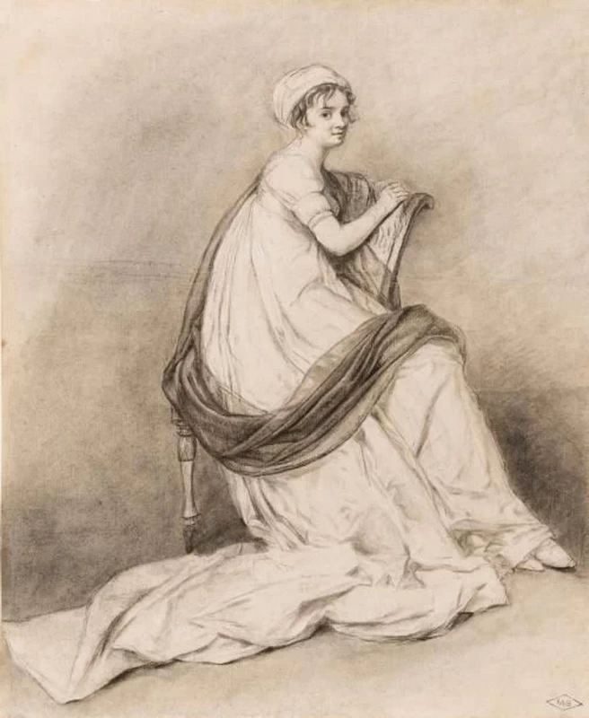 Studio di una donna seduta
